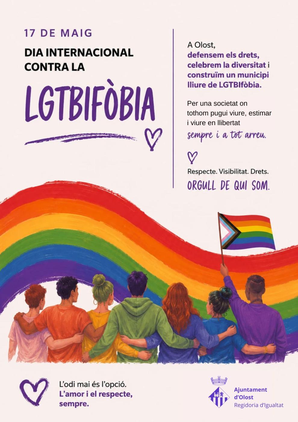 Manifest del Dia Internacional contra la LGTBI-fòbia